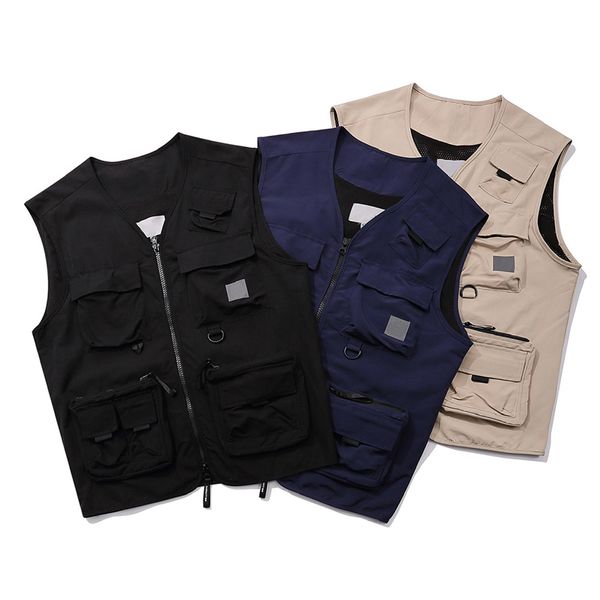 women's sweaters autumn winter women solid vest outerwear work wear multi-pocket jacket 4fb7, White;black
women's sweaters autumn winter women solid vest outerwear work wear multi-pocket jacket 4fb7, White;black