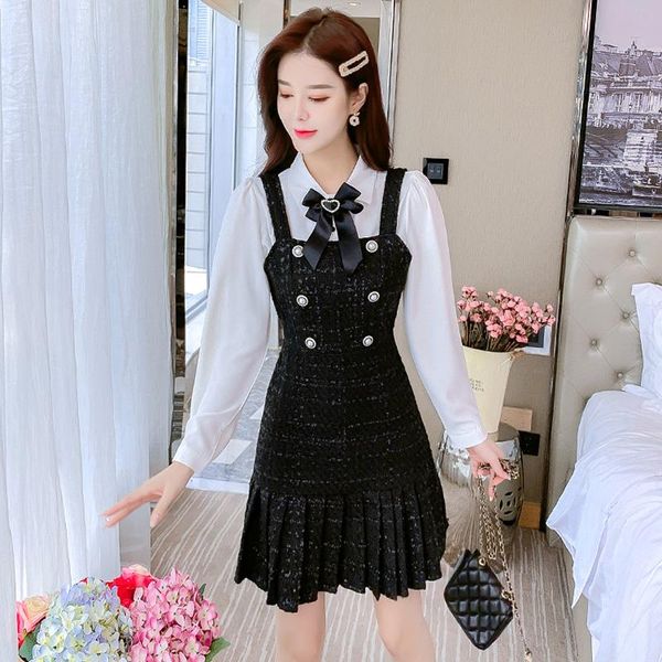 casual dresses small sweet wind dress their children with autumn outfit two-piece 2021 little pleated braces suit, Black;gray
casual dresses small sweet wind dress their children with autumn outfit two-piece 2021 little pleated braces suit, Black;gray
