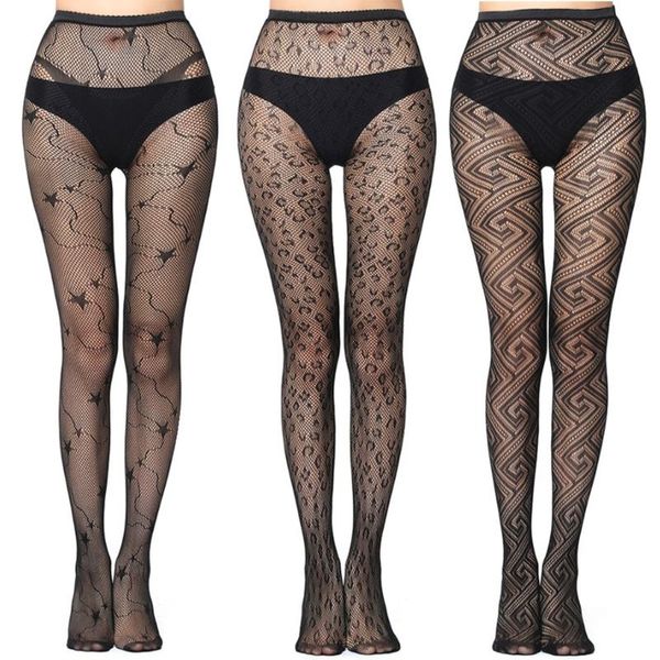 women hollow out fishnet pantyhose geometric jacquard tights mesh stockings socks & hosiery, Black;white
women hollow out fishnet pantyhose geometric jacquard tights mesh stockings socks & hosiery, Black;white