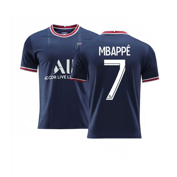 2122 new paris stadium home mbape breathable soccer single shirt, Black;white 
2122 new paris stadium home mbape breathable soccer single shirt, Black;white