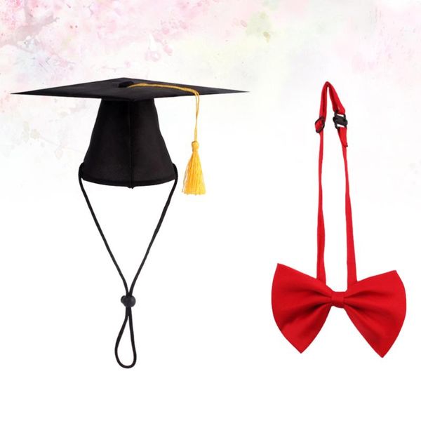 pets doctorial hat set lovely graduation cap and bow tie pet costume for dogs cats (black) dog apparel
pets doctorial hat set lovely graduation cap and bow tie pet costume for dogs cats (black) dog apparel