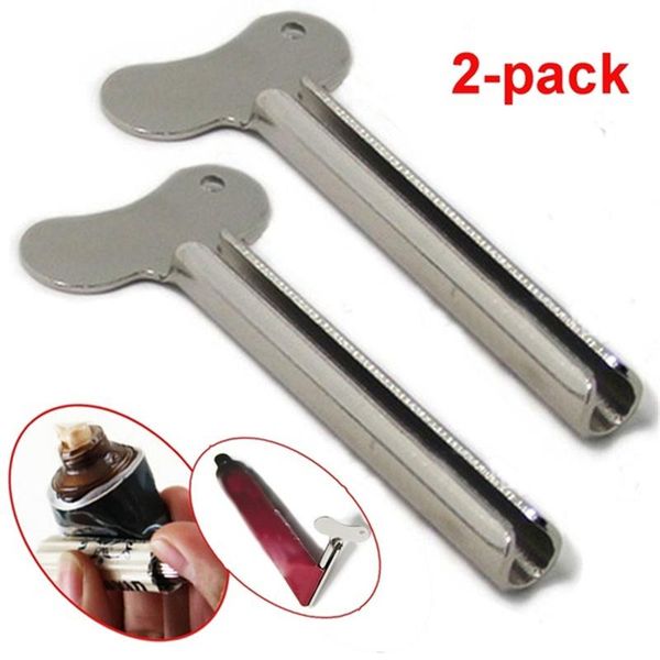 toothbrush holders 2pcs stainless steel toothpaste squeezer bathroom accessories facial cleanser tube rolling press dispenser
toothbrush holders 2pcs stainless steel toothpaste squeezer bathroom accessories facial cleanser tube rolling press dispenser
