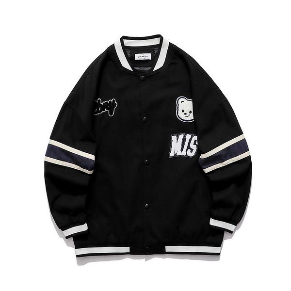 men's jackets fashion coats oversize baseball men letters embroidery patchwork harajuku bomber varsity jacket casual, Black;brown
men's jackets fashion coats oversize baseball men letters embroidery patchwork harajuku bomber varsity jacket casual, Black;brown