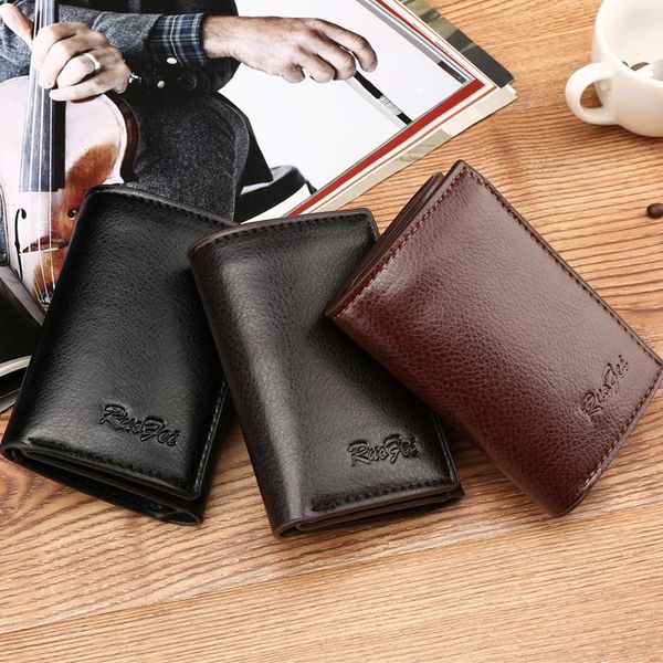 wallets casual men trifold wallet id card holder coin purse pockets clutch hasp bag po male, Red;black
wallets casual men trifold wallet id card holder coin purse pockets clutch hasp bag po male, Red;black