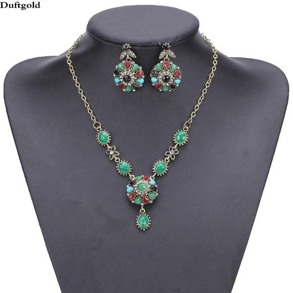 earrings & necklace bohemia flower pendant vintage statement and earring jewelry sets for women bridal bijoux wedding set duftgold, Silver
earrings & necklace bohemia flower pendant vintage statement and earring jewelry sets for women bridal bijoux wedding set duftgold, Silver