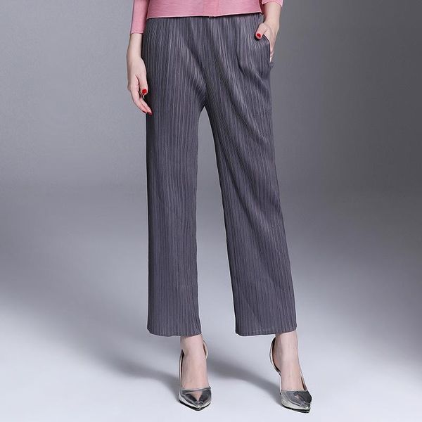 women's pants & capris fashion tide pleated bottoms for women straight full length loose high elastic waist ol style trousers na932, Black;white
women's pants & capris fashion tide pleated bottoms for women straight full length loose high elastic waist ol style trousers na932, Black;white