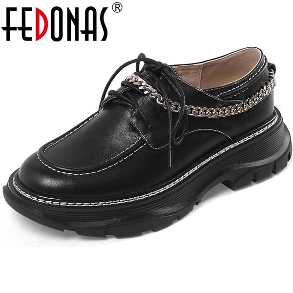 dress shoes fedonas punk shallow women's metal decoraation genuine leather chunky heels pumps autumn lace up working woman, Black
dress shoes fedonas punk shallow women's metal decoraation genuine leather chunky heels pumps autumn lace up working woman, Black
