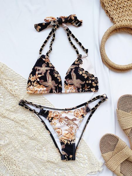 chains braided bikini bla vintage print bikinis women bathing suit designer swimsuit swimwear swimming suit for womenby a
chains braided bikini bla vintage print bikinis women bathing suit designer swimsuit swimwear swimming suit for womenby a