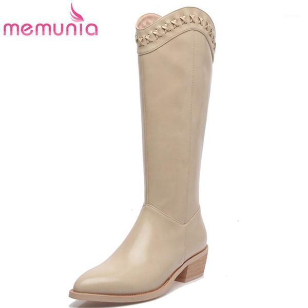 boots memunia 2021 quality genuine leather knee high women pointed toe autumn winter casual shoes cowboy western1, Black
boots memunia 2021 quality genuine leather knee high women pointed toe autumn winter casual shoes cowboy western1, Black