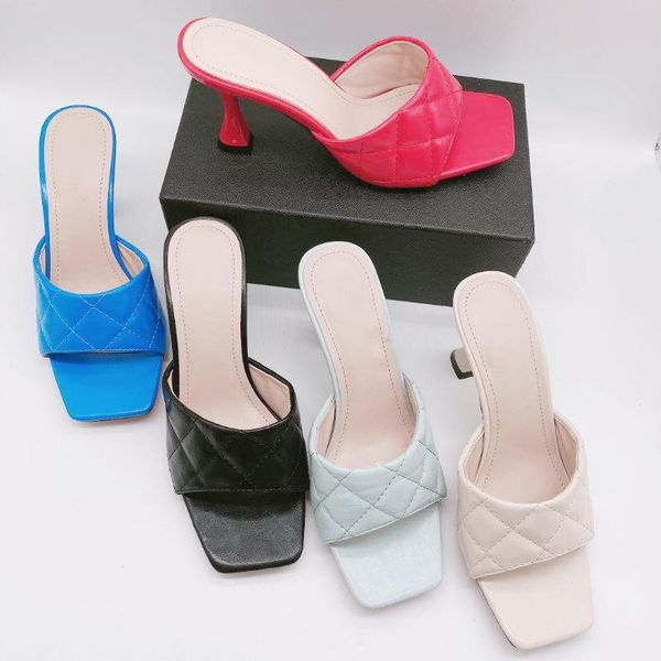 dress shoes pu leather rhombic slip on women summer party high slippers italian fashion show footwear female ladies heeled, Black
dress shoes pu leather rhombic slip on women summer party high slippers italian fashion show footwear female ladies heeled, Black