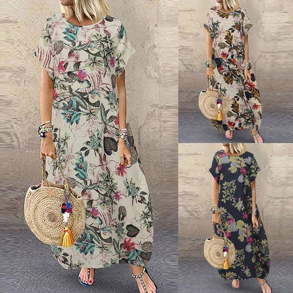 plus size o neck floral womens dress print vintage short sleeve loose long vestido de mujer, Black;gray
plus size o neck floral womens dress print vintage short sleeve loose long vestido de mujer, Black;gray