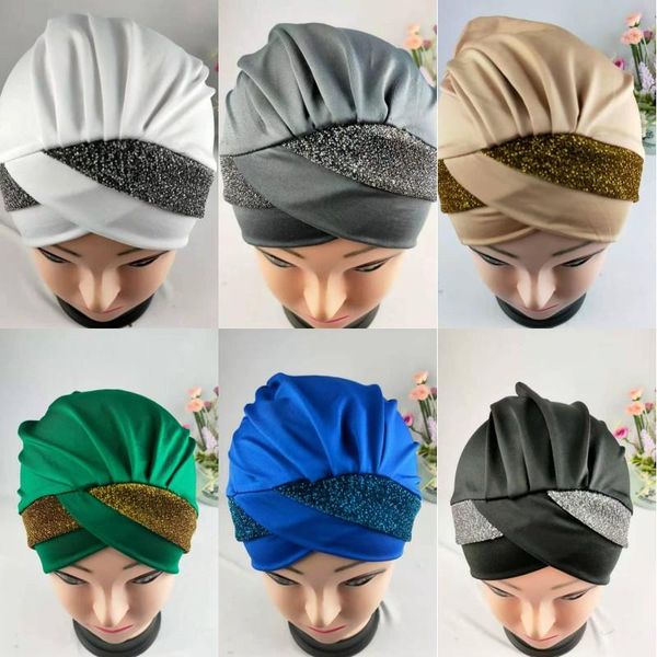 beanie/skull caps muslim glitter hijab cap women ruffled turban india head wrap scarf beanie bonnet hair loss chemo turbans, Blue;gray
beanie/skull caps muslim glitter hijab cap women ruffled turban india head wrap scarf beanie bonnet hair loss chemo turbans, Blue;gray