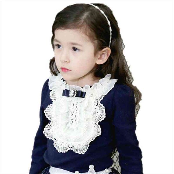 thicken autumn sweet baby kids girls lace t shirt with velvet fashion bow tees cotton shirts child casual clothes, Blue
thicken autumn sweet baby kids girls lace t shirt with velvet fashion bow tees cotton shirts child casual clothes, Blue