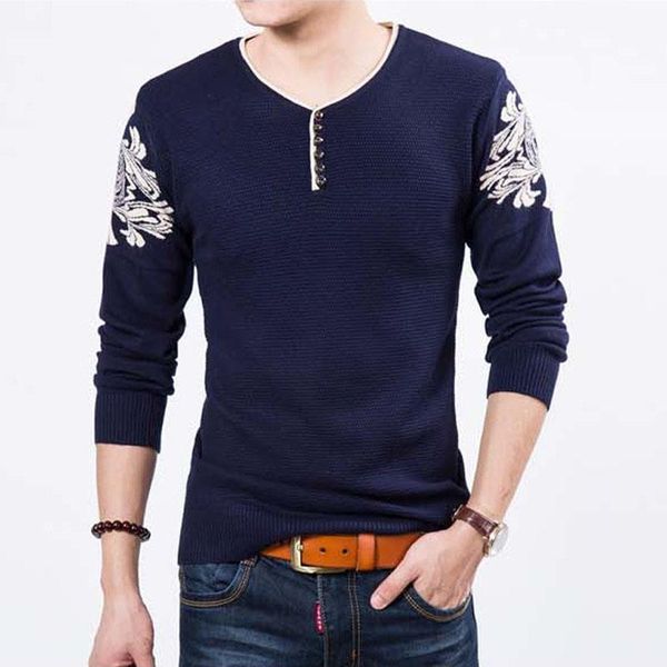sweater men's knitting winter warm pullover v-neck long sleeve fashion m04 sweaters, White;black
sweater men's knitting winter warm pullover v-neck long sleeve fashion m04 sweaters, White;black