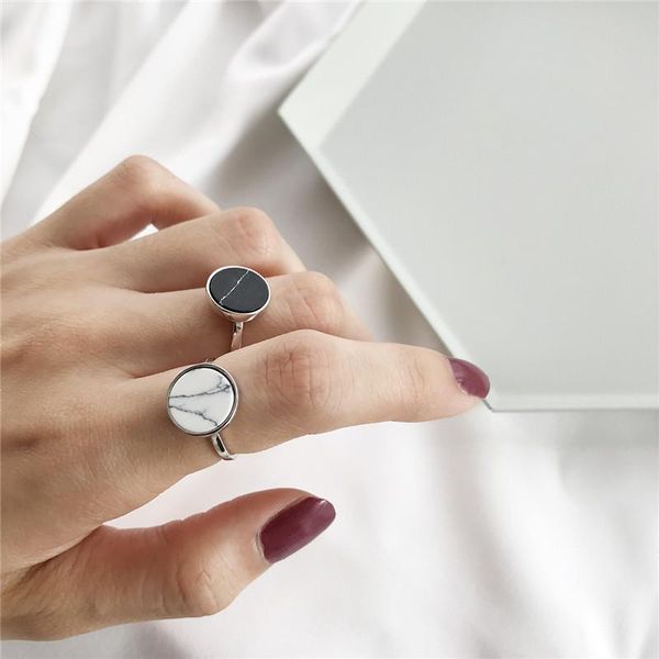 cluster rings ruiyi real 925 sterling silver marbling women black white turquoise distressed personality open girls lovers jewelry, Golden;silver
cluster rings ruiyi real 925 sterling silver marbling women black white turquoise distressed personality open girls lovers jewelry, Golden;silver