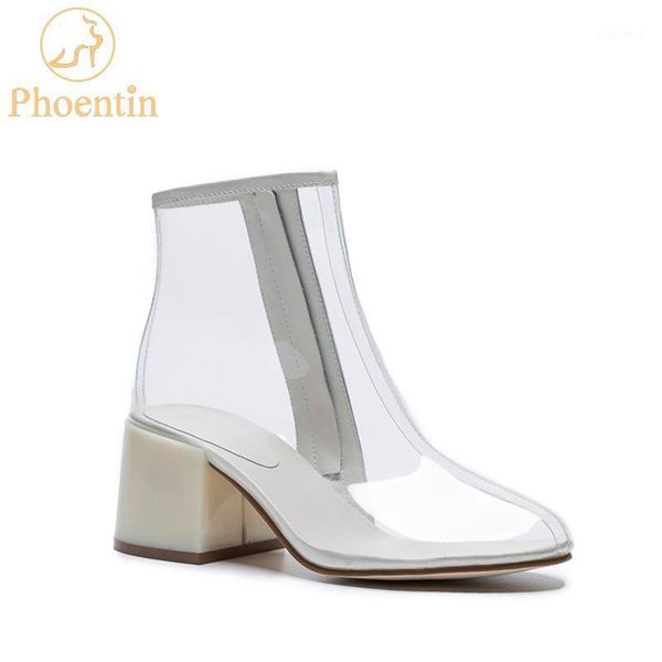 boots phoentin pvc transparent women with socks 2021 zipper ankle nude footwear square heels female shoes tpr ft4601, Black
boots phoentin pvc transparent women with socks 2021 zipper ankle nude footwear square heels female shoes tpr ft4601, Black