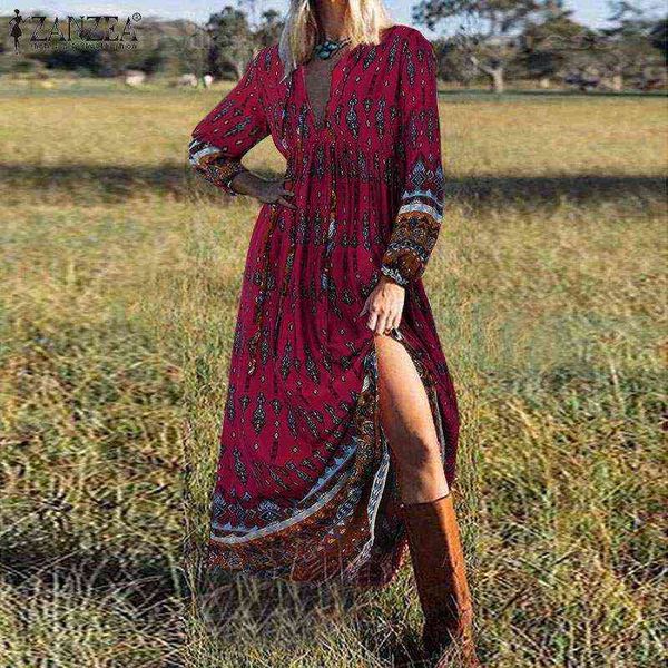 zanzea women vintage floral printed dress summer bohemian v neck long sleeve holiday long vestidos retro party maxi sundress 7 y1204, Black;gray
zanzea women vintage floral printed dress summer bohemian v neck long sleeve holiday long vestidos retro party maxi sundress 7 y1204, Black;gray