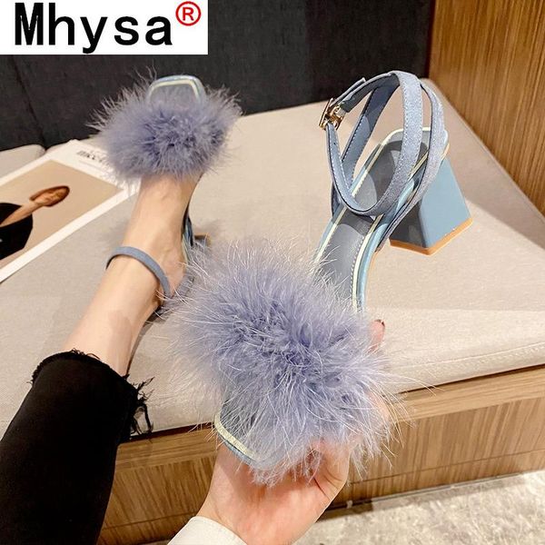 sandals women's 2021 summer buckle mid-heel open toe high heels fashion solid color furry shoes woman sandalia feminina, Black
sandals women's 2021 summer buckle mid-heel open toe high heels fashion solid color furry shoes woman sandalia feminina, Black