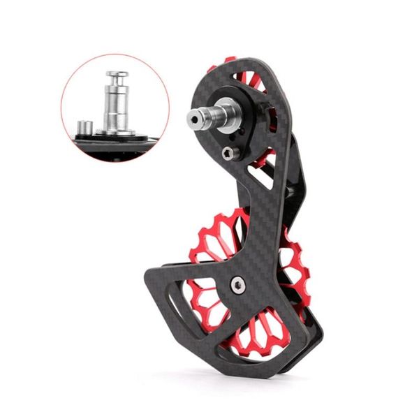 bike heels & chainwheels bicycle carbon fiber ceramic rear derailleur 17t pulley guide wheel for -6800/r7000/r8000/r9100/r9000 a 
bike heels & chainwheels bicycle carbon fiber ceramic rear derailleur 17t pulley guide wheel for -6800/r7000/r8000/r9100/r9000 a