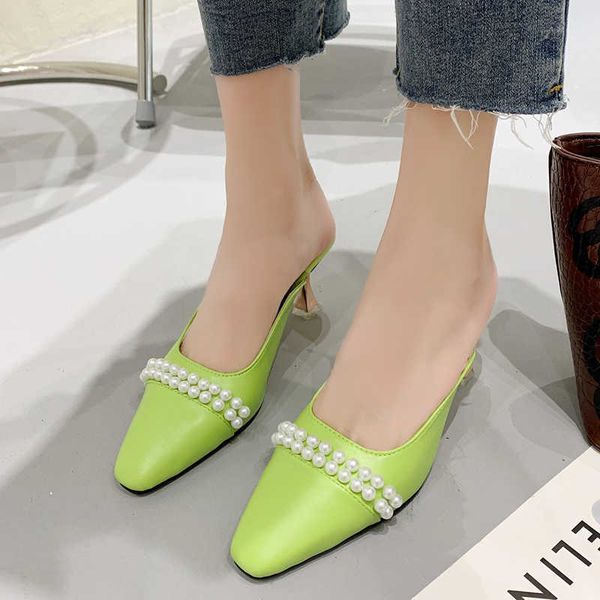 rimocy thin heels pearl mules slippers women solid color pu leather summer slides woman spring square toe sandals 210528, Black
rimocy thin heels pearl mules slippers women solid color pu leather summer slides woman spring square toe sandals 210528, Black