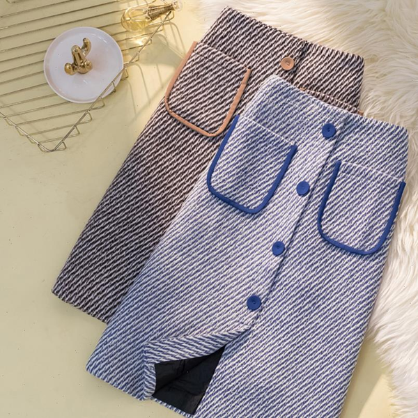 plus size 4xlautumn winter plaid womens skirts woolen single breasted high waist a line, Black
plus size 4xlautumn winter plaid womens skirts woolen single breasted high waist a line, Black