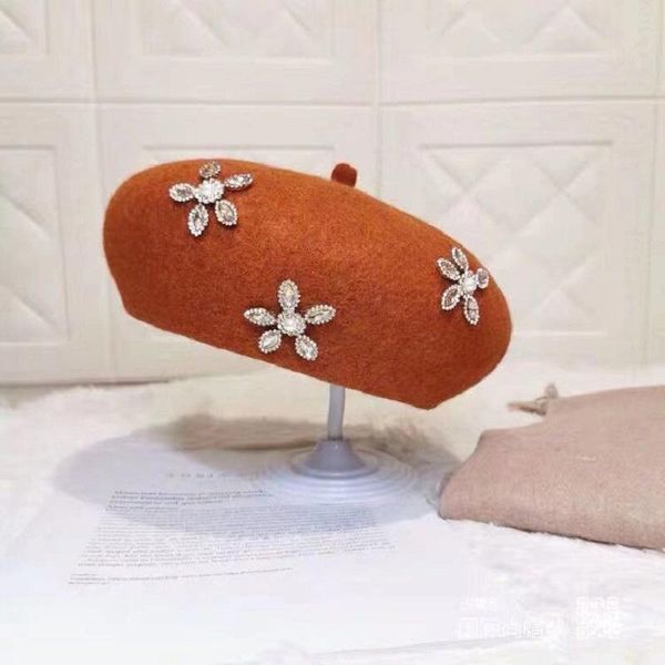 beanies est autumn winter 100% wool hat fashion girls artist beret elegant rhinestone cap accessories ladies head decorative
beanies est autumn winter 100% wool hat fashion girls artist beret elegant rhinestone cap accessories ladies head decorative