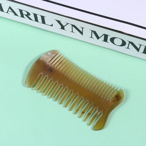 hair brushes multifunctional ox horn comb double-sided durable care accessory for daily use, Silver
hair brushes multifunctional ox horn comb double-sided durable care accessory for daily use, Silver