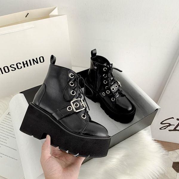boots boussac round toe black punk platform women belt buckle lace up motorcycle chunky heel goth shoes y2k
boots boussac round toe black punk platform women belt buckle lace up motorcycle chunky heel goth shoes y2k