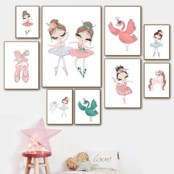paintings pink ballet dancing girl wall art canvas children cartoon nursery posters prints picture girls bedroom decor
paintings pink ballet dancing girl wall art canvas children cartoon nursery posters prints picture girls bedroom decor