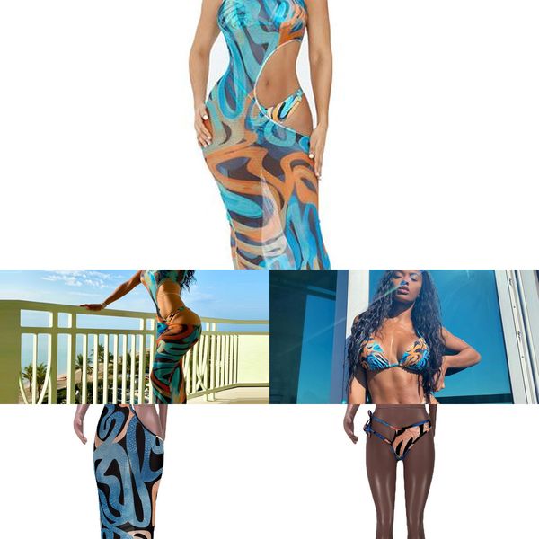 three swimsuit bikini 2021 piece sportswear women's mh printed drs2021, White;black
three swimsuit bikini 2021 piece sportswear women's mh printed drs2021, White;black