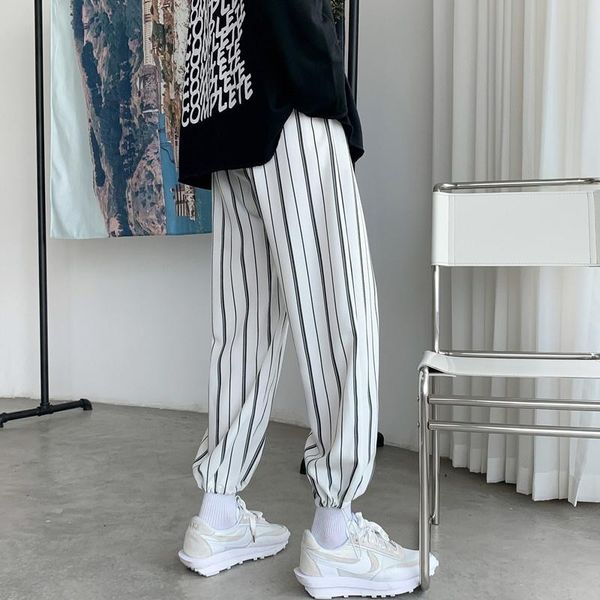 men's pants summer striped casual fashion sweatpants men streetwear loose hip-hop straight-leg mens trousers s-2xl, Black
men's pants summer striped casual fashion sweatpants men streetwear loose hip-hop straight-leg mens trousers s-2xl, Black