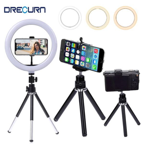 6 10 inch ring light with tripod stand for mobile phone dslr camera aluminum alloy monopod tripode para length 27cm tripods
6 10 inch ring light with tripod stand for mobile phone dslr camera aluminum alloy monopod tripode para length 27cm tripods