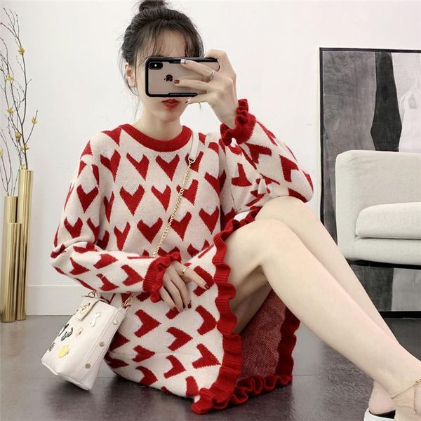 casual dresses 2021 autumn winter fashion korean women polka dot long sweater pullover over the knee knitted dress high quality, Black;gray
casual dresses 2021 autumn winter fashion korean women polka dot long sweater pullover over the knee knitted dress high quality, Black;gray