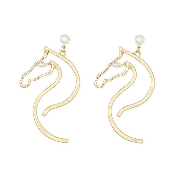dangle & chandelier 83xc abstract horse head imitation pearl earrings women statement fashion jewelry, Silver
dangle & chandelier 83xc abstract horse head imitation pearl earrings women statement fashion jewelry, Silver