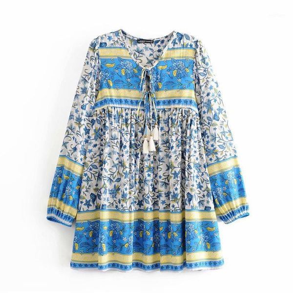 women 2021 spring casual dress rayon cotton lady bohemian style floral printed v-neck full lantern sleeve midi vestido dresses, Black;gray
women 2021 spring casual dress rayon cotton lady bohemian style floral printed v-neck full lantern sleeve midi vestido dresses, Black;gray