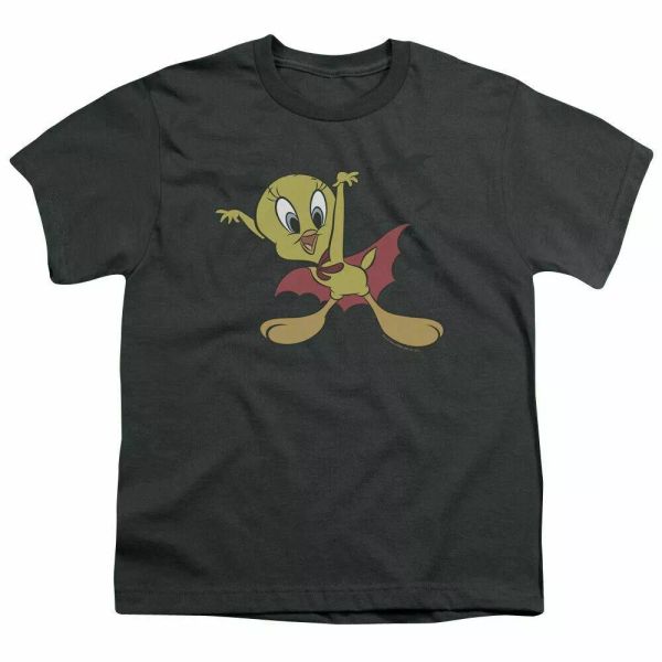 looney tunes vampire tweety kids youth t shirt licensed cartoon tee charcoal, White;black
looney tunes vampire tweety kids youth t shirt licensed cartoon tee charcoal, White;black