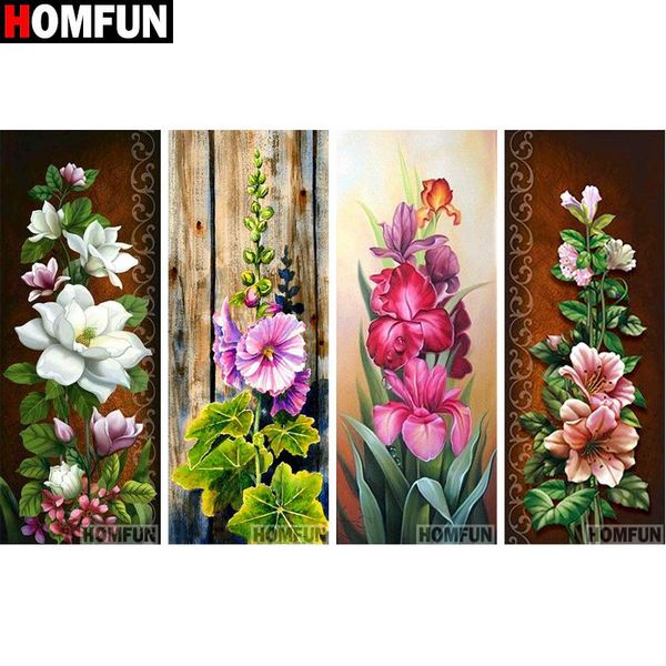 diamond painting homfun full square/round drill 5d diy "rose flower" daimond embroidery rhinestone cross stitch decor gift