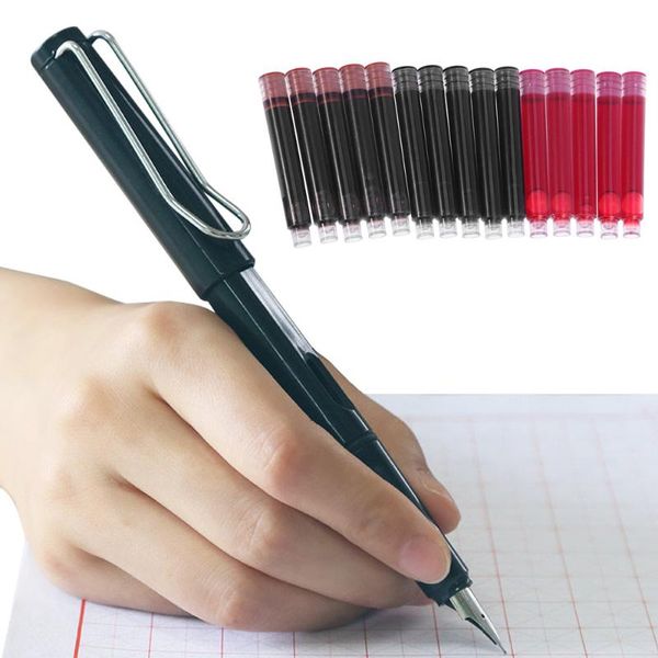 35pcs 7 colors disposable ink sac cartridge refills for fountain calligraphy pen stationery gift school supplies, Black;red
35pcs 7 colors disposable ink sac cartridge refills for fountain calligraphy pen stationery gift school supplies, Black;red