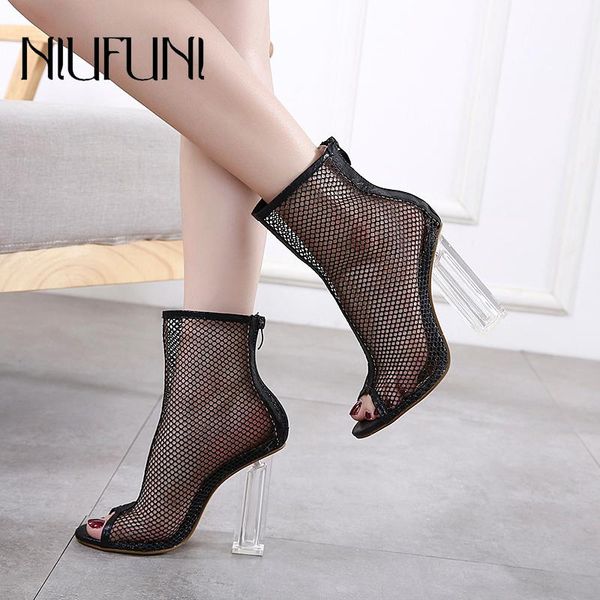 boots niufuni 2021 peep toe mesh women's ankle sandals back zipper high heels crystal casual shoes for women femmes bottes, Black
boots niufuni 2021 peep toe mesh women's ankle sandals back zipper high heels crystal casual shoes for women femmes bottes, Black