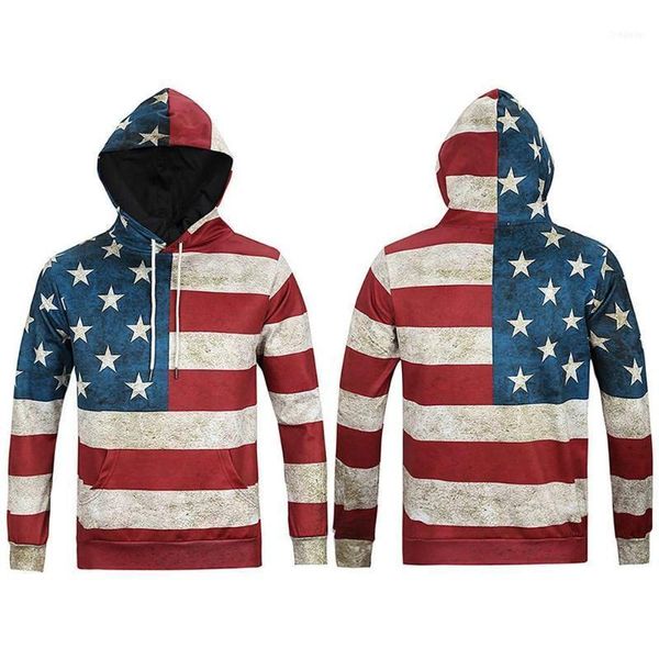 men's cool stylish autumn long sleeve 3d print american flag pattern hoody sweatershirts with hat pullover sportwear1, Black
men's cool stylish autumn long sleeve 3d print american flag pattern hoody sweatershirts with hat pullover sportwear1, Black