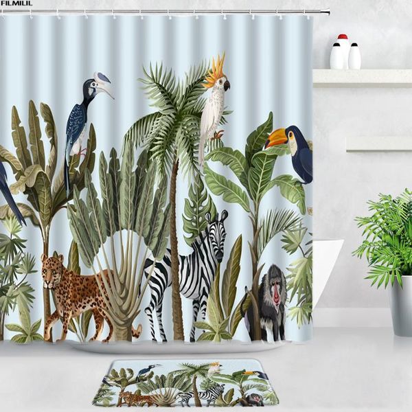 shower curtains filmilil tropical plants palm trees bath mats bathroom set leopard zebra parrot wildlife home decor door pad rug
shower curtains filmilil tropical plants palm trees bath mats bathroom set leopard zebra parrot wildlife home decor door pad rug