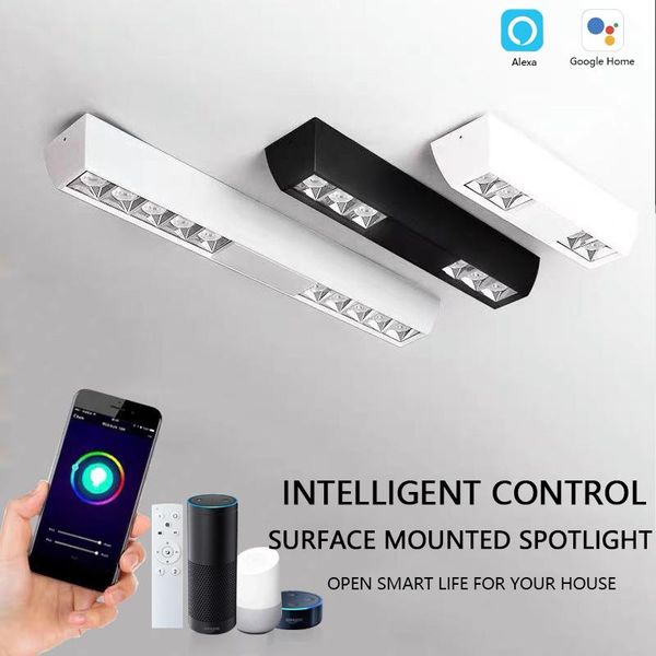 spotlights zhimeng intelligent voice control dimming and color matching living room bedroom simple surface mounted led spotlight
spotlights zhimeng intelligent voice control dimming and color matching living room bedroom simple surface mounted led spotlight