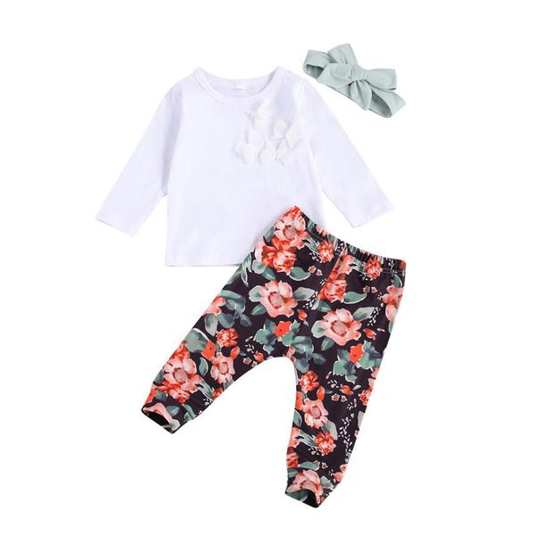 clothing sets pudcoco born infant kids fall lovely clothes set long sleeve t-shirts flower print pants with hairband 3pcs outfits babe girl, White
clothing sets pudcoco born infant kids fall lovely clothes set long sleeve t-shirts flower print pants with hairband 3pcs outfits babe girl, White