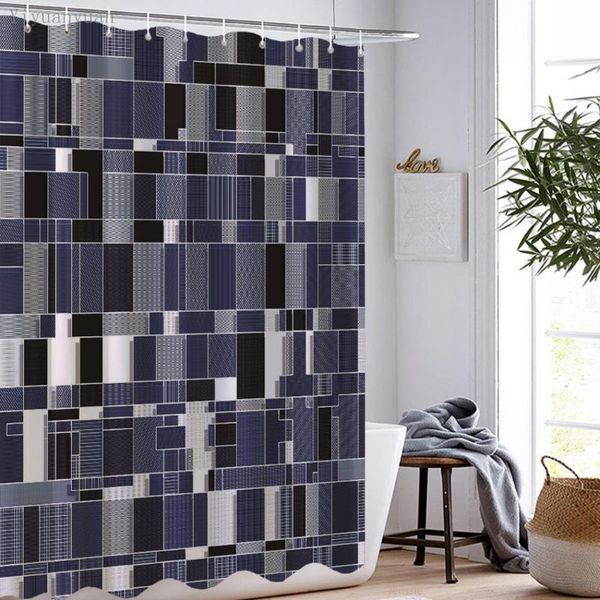 shower curtains plaid modern abstract art curtain fabric waterproof bathtub bathroom with 12 hooks 90*180cm home decor
shower curtains plaid modern abstract art curtain fabric waterproof bathtub bathroom with 12 hooks 90*180cm home decor