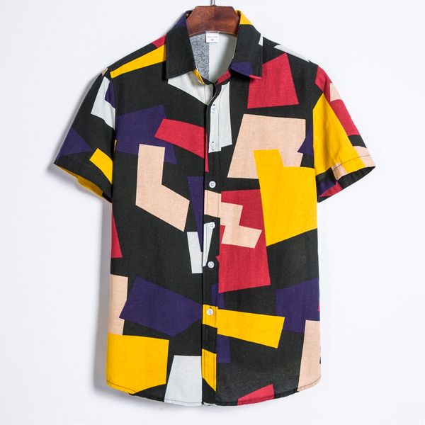 shirt mens plus size cotton linen short sleeve casual printed hawaiian style shirt streetwear blouse shirts for men jun, White;black
shirt mens plus size cotton linen short sleeve casual printed hawaiian style shirt streetwear blouse shirts for men jun, White;black