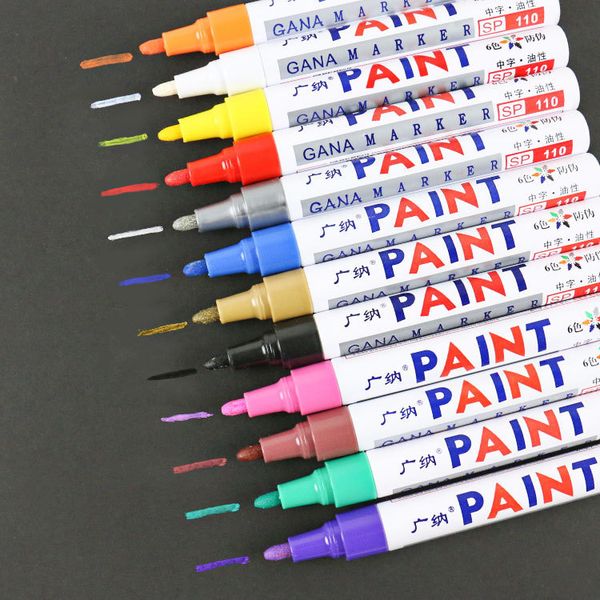 sp110 guangna paint pen 12 colors optional car diy po album black card graffiti color
sp110 guangna paint pen 12 colors optional car diy po album black card graffiti color