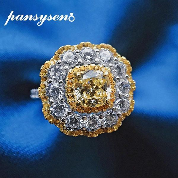 cluster rings pansysen 100% 925 sterling silver simulated moissanite citrine diamond gemstone wedding engagement ring fine jewelry wholesale, Golden;silver
cluster rings pansysen 100% 925 sterling silver simulated moissanite citrine diamond gemstone wedding engagement ring fine jewelry wholesale, Golden;silver
