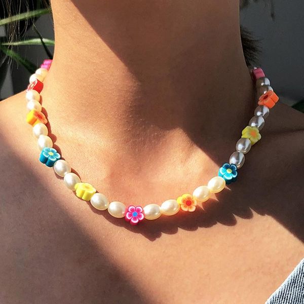 chokers bohemian cute pearl flower necklace 2021 boho south korea summer beach holiday rubber daisy bracelet girl accessories, Golden;silver
chokers bohemian cute pearl flower necklace 2021 boho south korea summer beach holiday rubber daisy bracelet girl accessories, Golden;silver