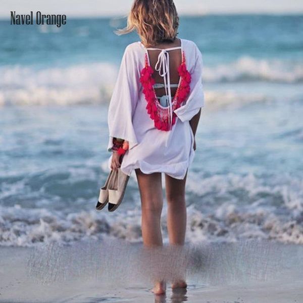 casual dresses summer women tassel halter beach style party dress solid o-neck full sleeve mini fashion elegant drop, Black;gray
casual dresses summer women tassel halter beach style party dress solid o-neck full sleeve mini fashion elegant drop, Black;gray