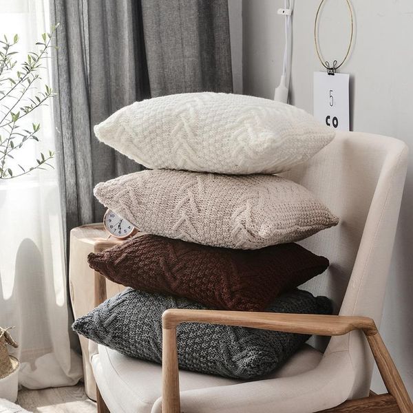 pillow case knitted herringbone decorative pillowcases chevron pillows cover funda almohada nordic bed room home el 45x45cm
pillow case knitted herringbone decorative pillowcases chevron pillows cover funda almohada nordic bed room home el 45x45cm